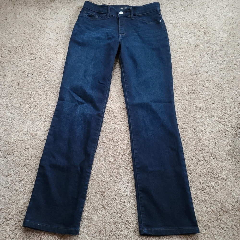 Lee Straight Leg Flex Motion Mid Rise Jeans 10